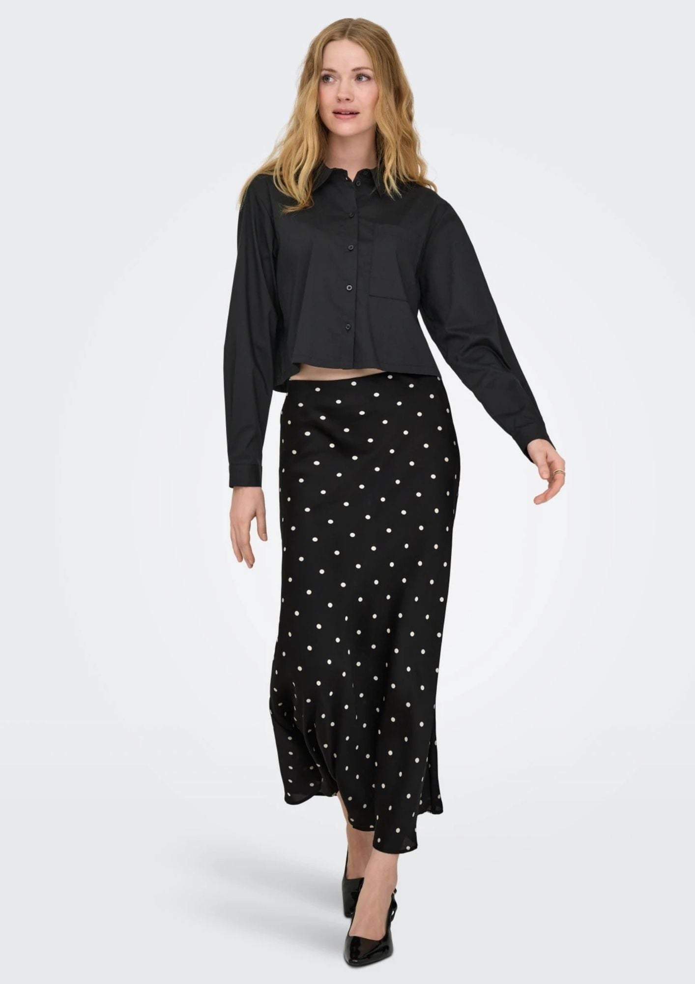 Jacqueline De Yong Camicia Donna Mio Nera 15363677 Black JACQUELINE DE YONG 