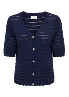 Jacqueline De Yong Cardigan Donna Tanja Blu 15366211 Black Iris JACQUELINE DE YONG 