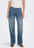 Jacqueline De Yong Jeans Donna Katie Blu Denim Medio 15366858 Medium Blue Denim JACQUELINE DE YONG 