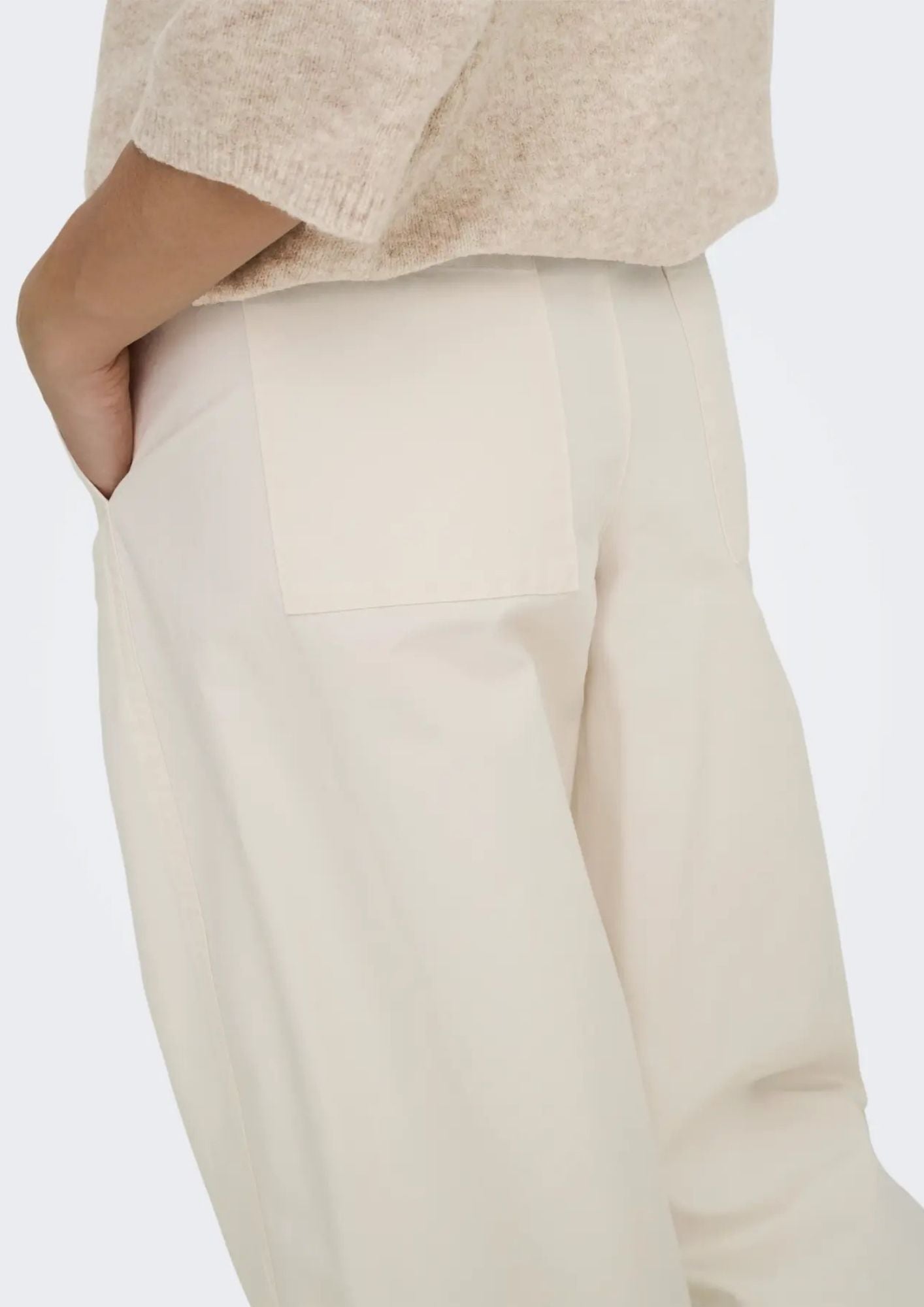 Jacqueline De Yong Pantalone Donna Bianco 15367918 Cloud Dancer JACQUELINE DE YONG 