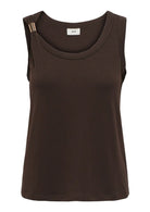 Jacqueline De Yong Top Donna Uffa Marrone 15369973 Chicory Coffee JACQUELINE DE YONG 