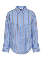 Jacqueline De Yong Camicia Donna Serena Blu a Righe 15380444 Bel Air Blue JACQUELINE DE YONG 