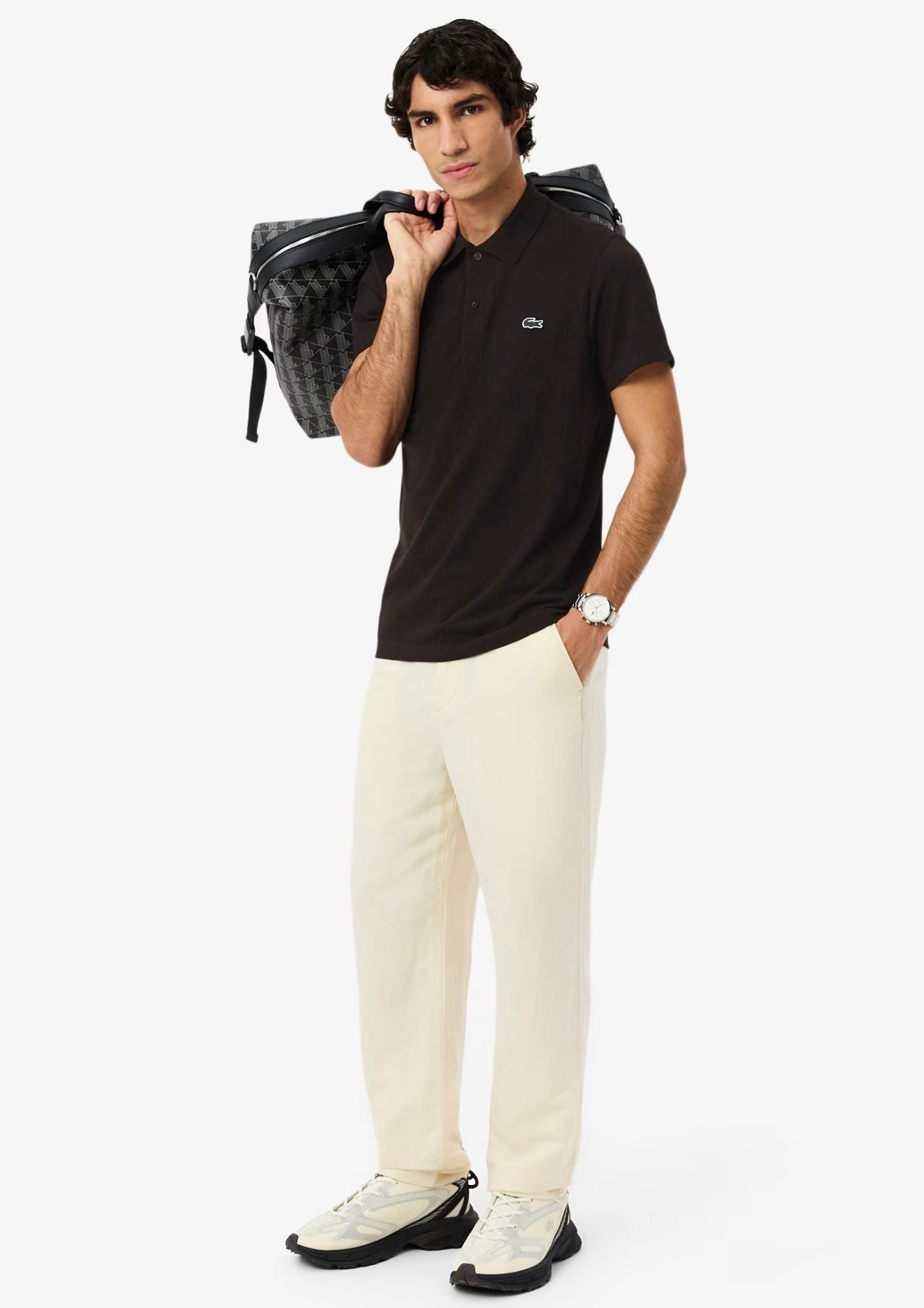 Lacoste Polo Uomo Marrone DH5522 78754 3LA LACOSTE 