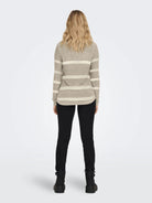 Only Maglia Donna Simply Taupe Onlgeena 15113356 Simply Taupe Eggnog ONLY 