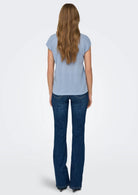 Top Only Donna Silvery Azzurro 15136069 Halogen Blue ONLY 