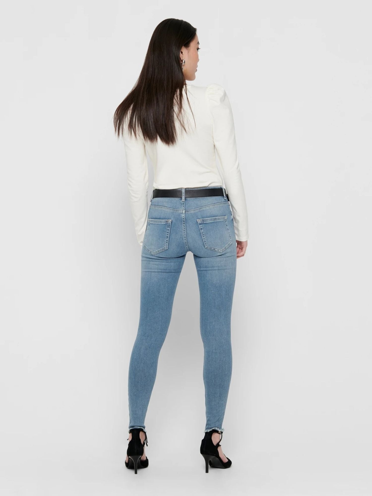 Only Jeans Donna Skinny Fit Light Blue Onlblush 15162363 Light Blue Denim ONLY 