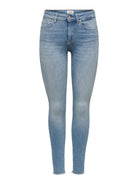 Only Jeans Donna Skinny Fit Light Blue Onlblush 15162363 Light Blue Denim ONLY 