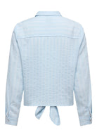 Only Camicia Donna Lecey Azzurra Righe Bianche 15195910 Cerulean ONLY 