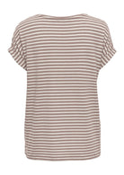 Only T-Shirt Donna Monster Bianca e Grigia 15206243 Etherea ONLY 