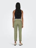 Only Pantalone Donna Biana Verde Oliva 15218519 Smokey Olive ONLY 