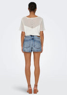 Only Shorts Donna Kelly Blu Denim Chiaro 15221469 Light Blue Denim ONLY 