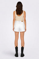 Only Shorts Donna Vega White Denim 15230571 White Denim ONLY 