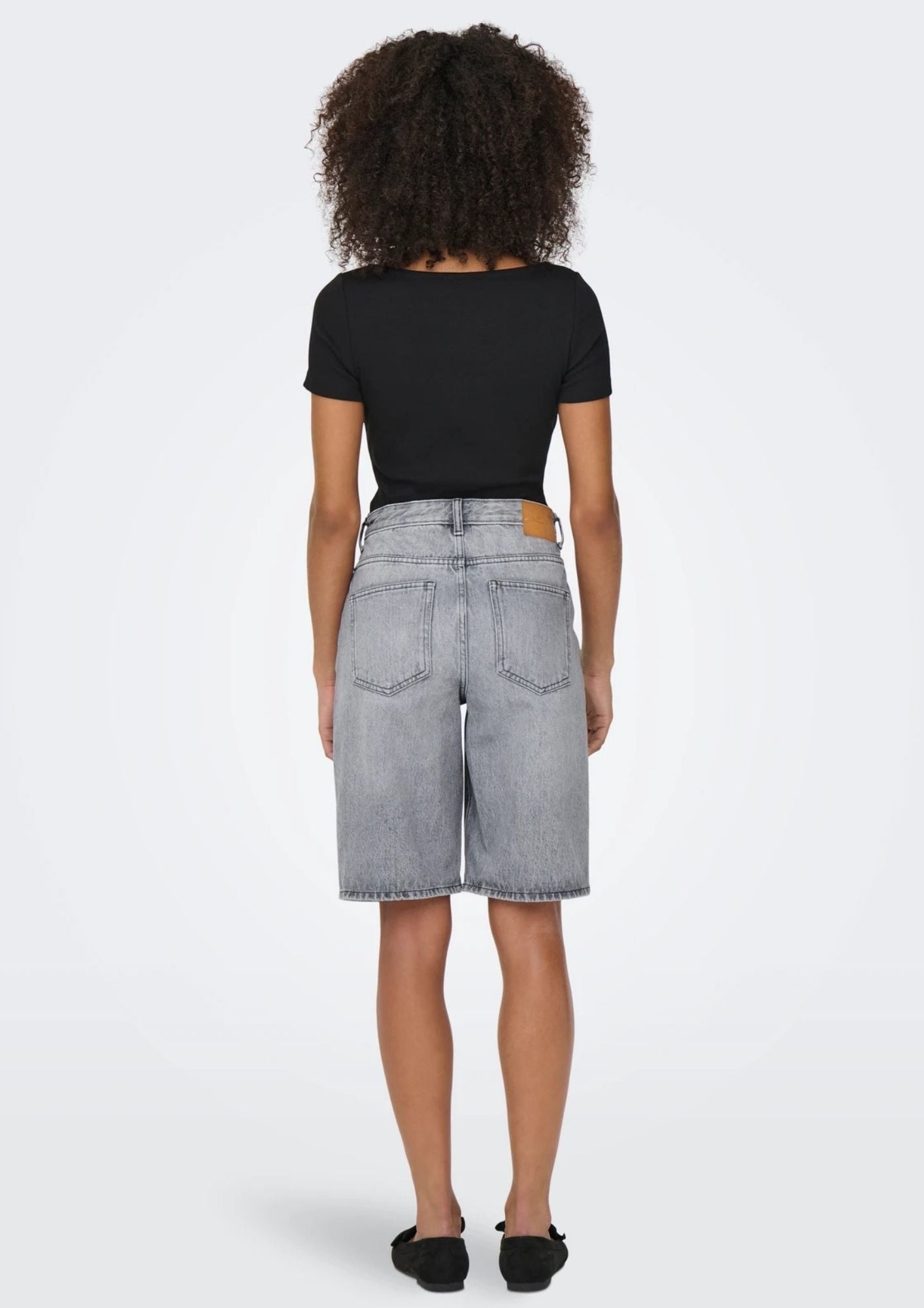Only Bermuda Donna Sonny Light Grey Denim 15256709 Light Grey Denim ONLY 
