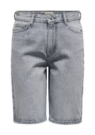 Only Bermuda Donna Sonny Light Grey Denim 15256709 Light Grey Denim ONLY 