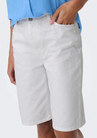 Only Bermuda Donna Sonny Bianco Denim 15256709 White ONLY 