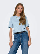 Only T-Shirt Donna Cashmere Blue Onlonly 15270390 Cashmere Blue ONLY 