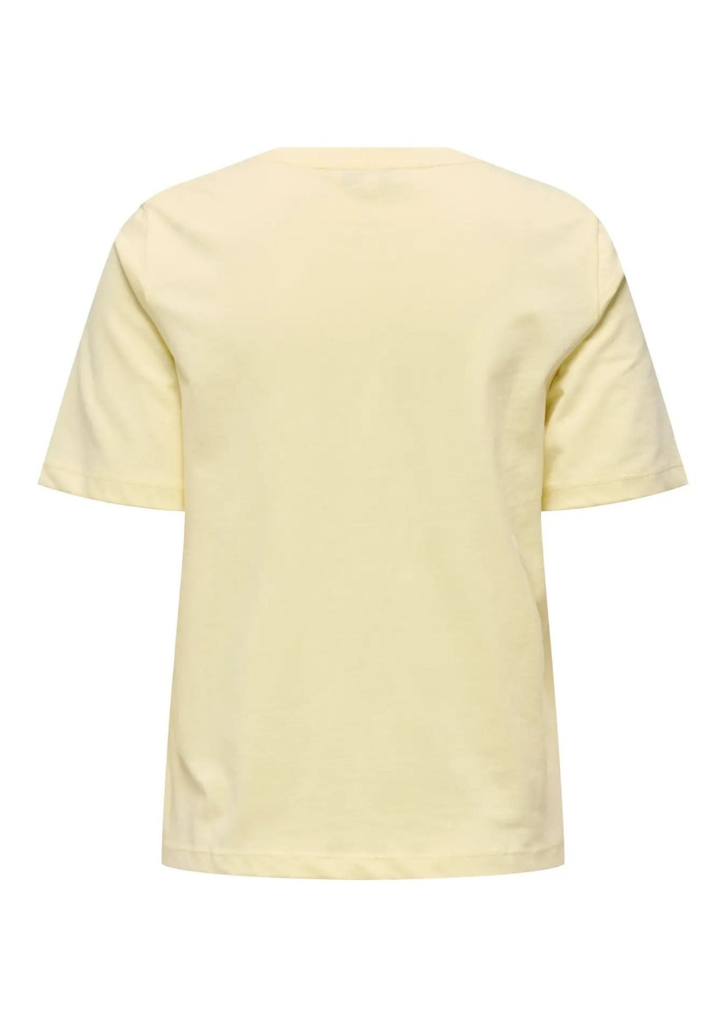 Only T-Shirt Donna Cashmere Giallo Onlonly 15270390 Double Cream ONLY 