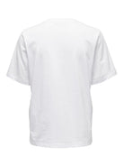 Only T-Shirt Donna Bianco Onlonly 15270390 White ONLY 