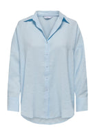 Only Camicia Donna Zazima Blu Chambray 15272523 Chambray Blue ONLY 