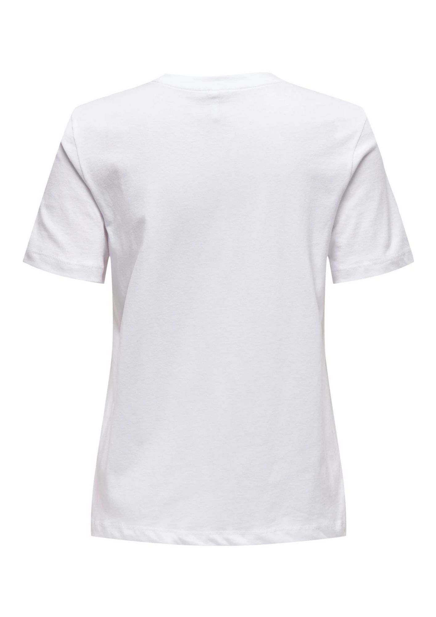 Only T-Shirt Donna Ketty Bianca con Limoni 15288473 Bright White Lemon ONLY 