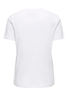 Only T-Shirt Donna Ketty Bianca con Fragole 15288473 Bright White Strawberry ONLY 