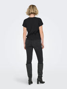 Only T-Shirt Donna Nero Onlerica 15308926 Black ONLY 
