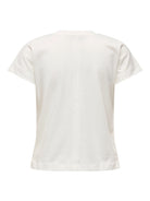 Only T-Shirt Donna Bianco Onlerica 15308926 Cloud Dancer ONLY 