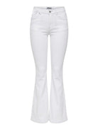 Only Jeans Donna Medium Blue Onlreese 15309845 White Denim ONLY 