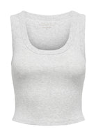 Only Canotta Donna Easy Grigio Chiaro 15315571 Light Grey Melange ONLY 