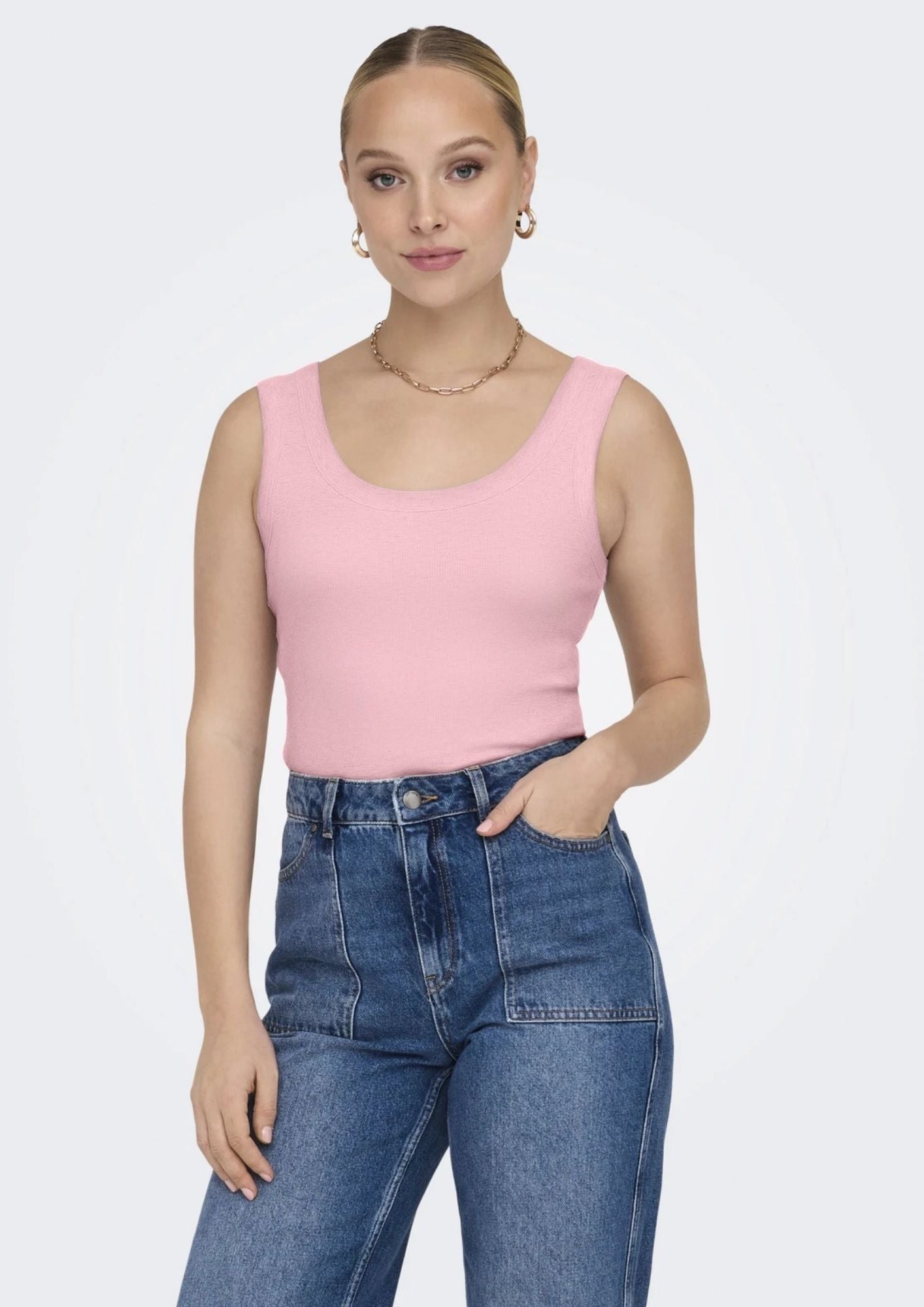 Only Canotta Donna Easy Rosa 15315571 Romance Rose ONLY 