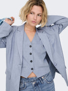 Only Blazer Donna Vintage Indigo Onllinda 15328158 Vintage Indigo ONLY 