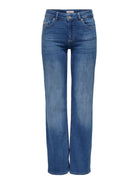 Only Jeans Donna Medium Blue Straight Fit Onlblush 15330787 Medium Blue Denim ONLY 