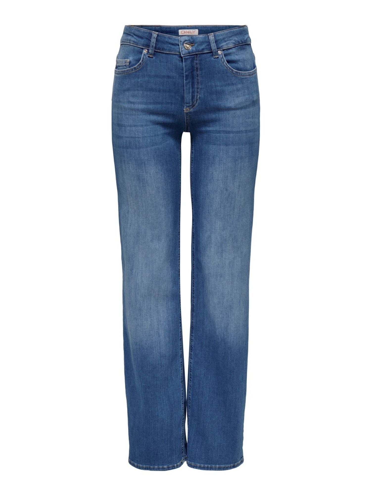 Only Jeans Donna Medium Blue Straight Fit Onlblush 15330787 Medium Blue Denim ONLY 