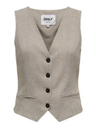 Only Gilet Donna Fungi Onllinda 15336753 Fungi MELANGE ONLY 