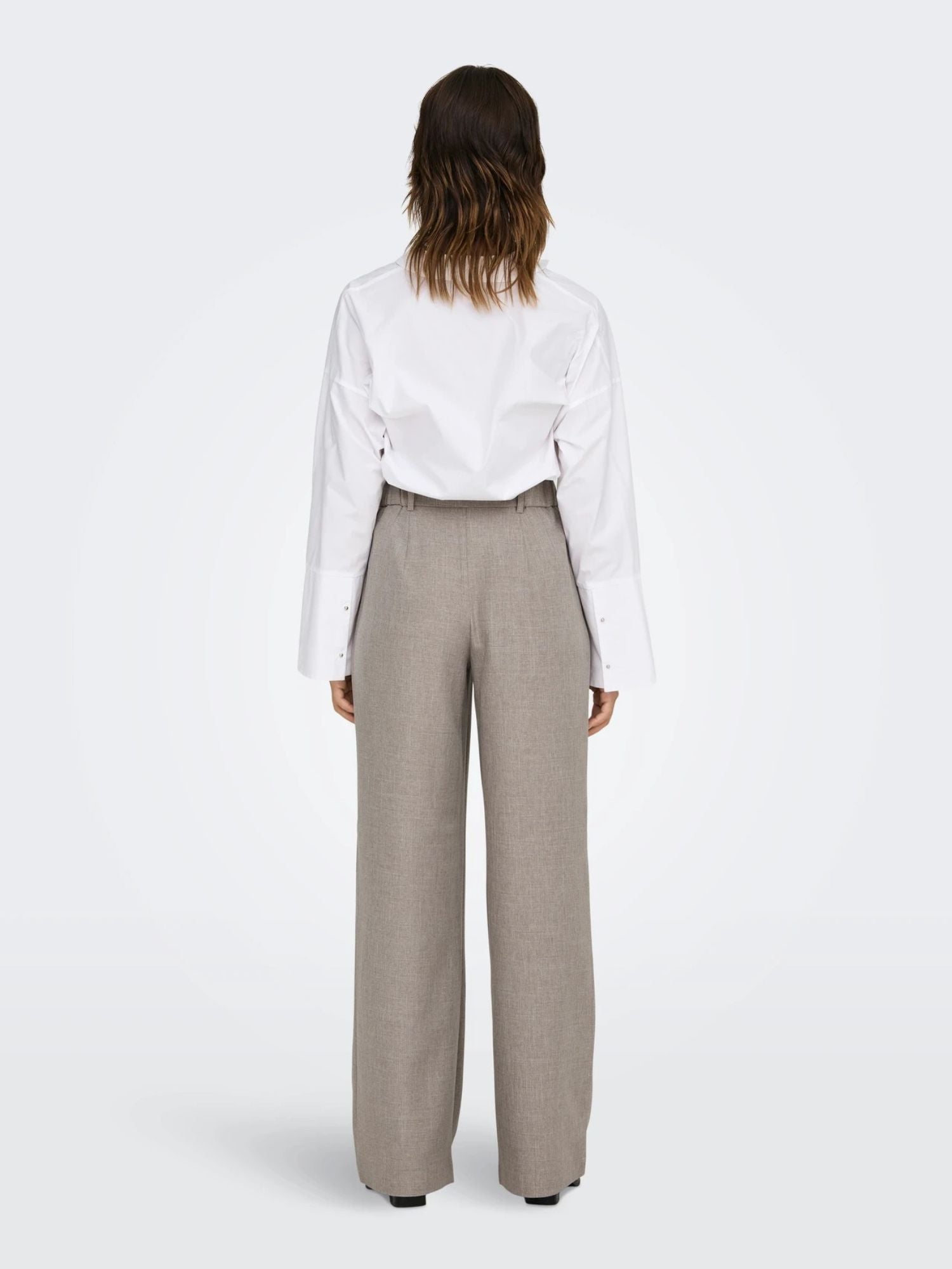 Only Pantaloni Donna Fungi Straight Fit Onllinda 15336761 Fungi MELANGE ONLY 