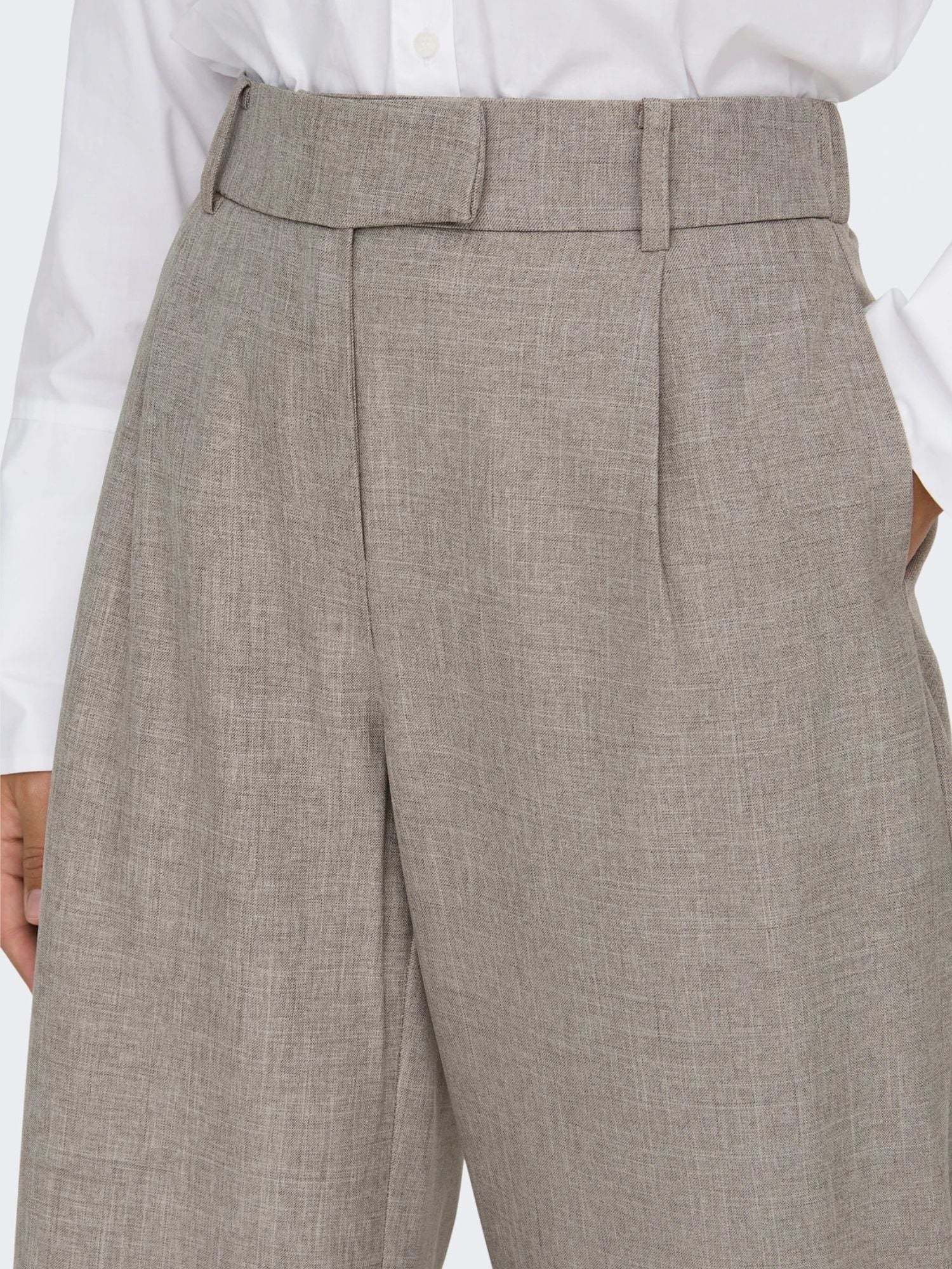 Only Pantaloni Donna Fungi Straight Fit Onllinda 15336761 Fungi MELANGE ONLY 