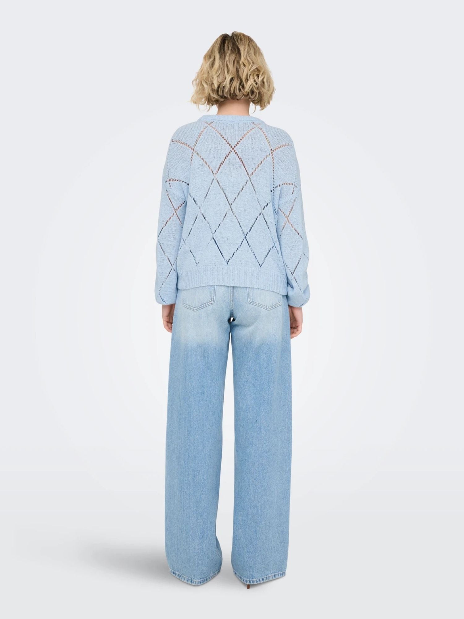 Only Maglia Donna Clear Sky Oversize Fit Onlgeenas 15339575 Clear Sky ONLY 