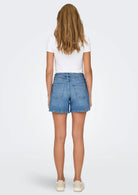 Only Shorts Donna Gianna Blu Denim Medio 15340706 Medium Blue Denim ONLY 