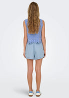 Only Top Donna Tulum Blu 15343156 Blue Bonnet ONLY 