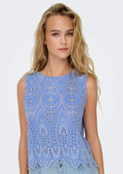 Only Top Donna Tulum Blu 15343156 Blue Bonnet ONLY 