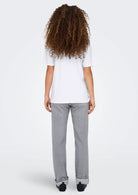 Only T-Shirt Donna Burst Bianca 15343431 Bright White ONLY 