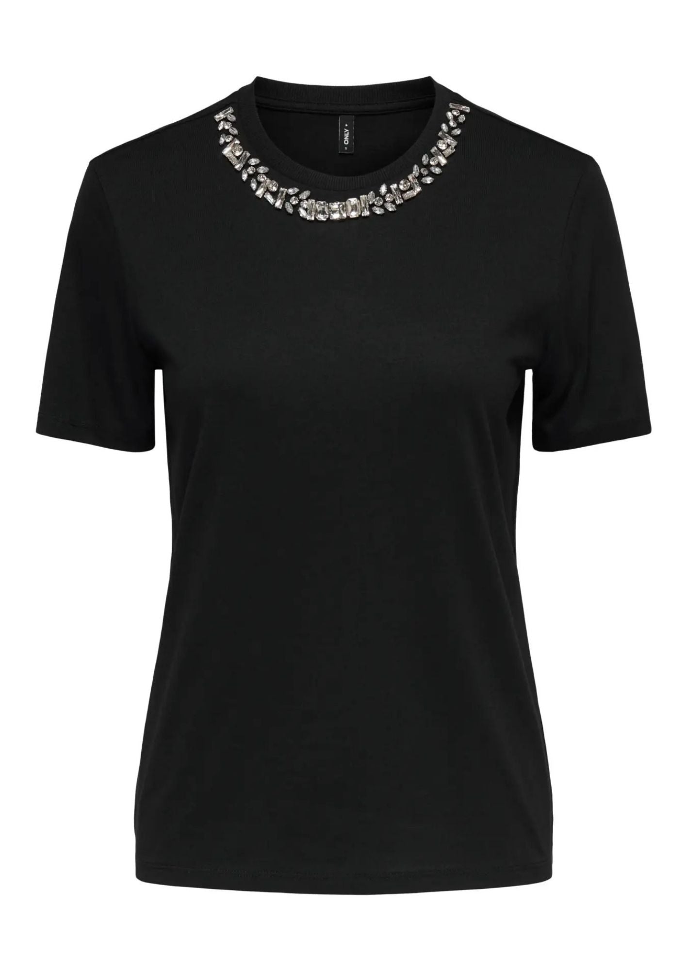 Only Top Donna Parker Nero 15343568 Black Rhinestone ONLY 