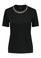 Only Top Donna Parker Nero 15343568 Black Rhinestone ONLY 