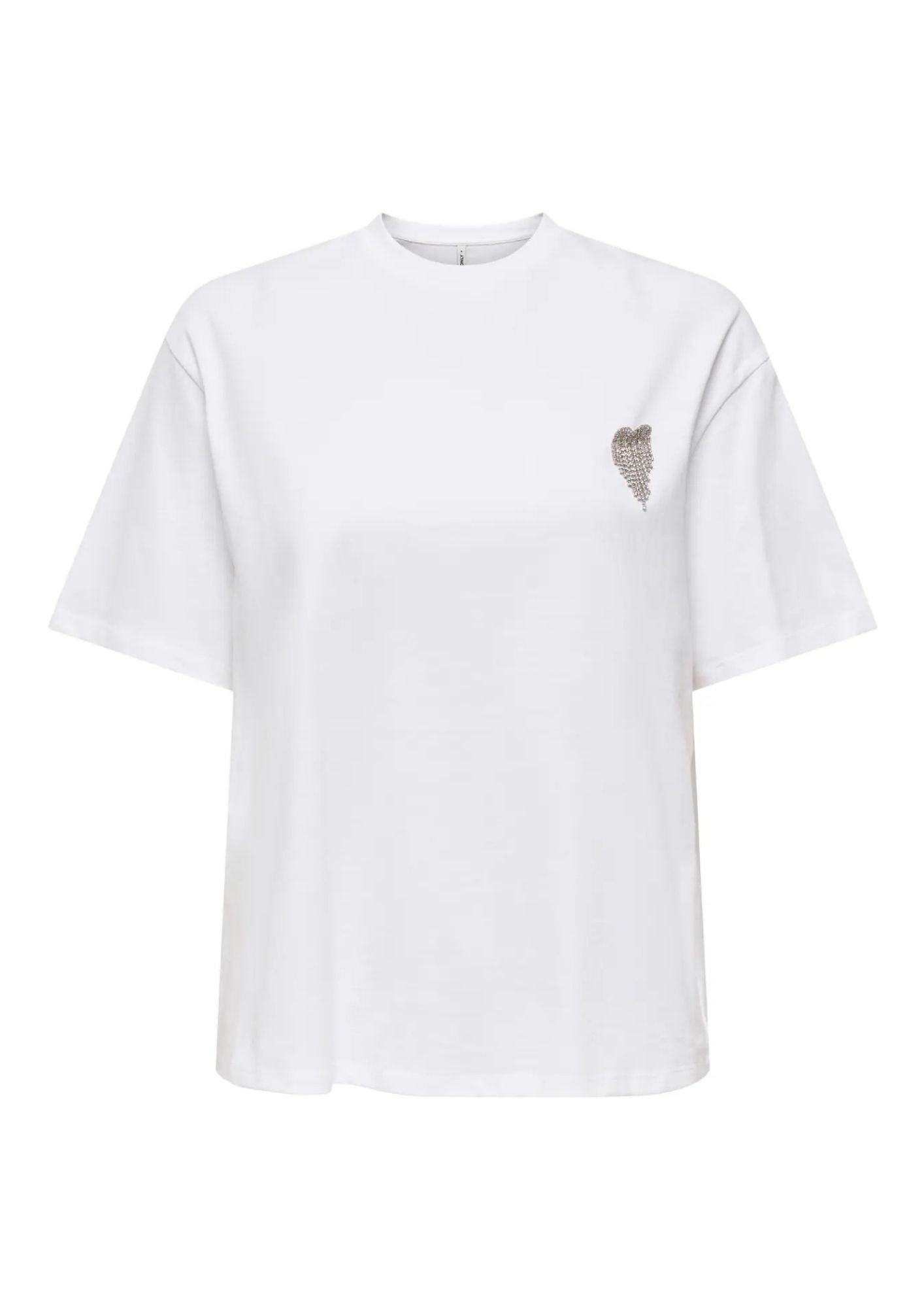 Only T-Shirt Donna Vita Bianca 15343769 Bright White ONLY 