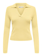 Only Maglia Polo Donna Double Cream Onlkaya 15344841 Double Cream ONLY 