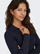 Only Maglia Polo Donna Night Sky Onlkaya 15344841 Night Sky ONLY 