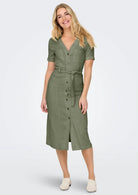 Only Abito Donna Verde 15347210 Deep Lichen Green ONLY 
