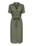 Only Abito Donna Verde 15347210 Deep Lichen Green ONLY 