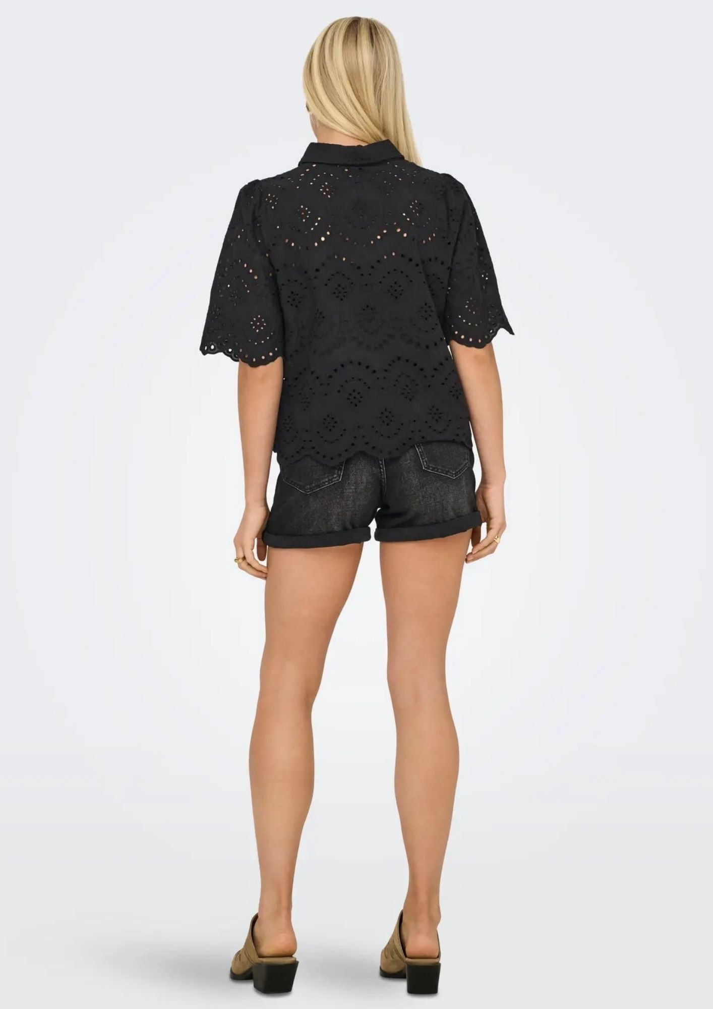 Only Camicia Donna Valais Nero 15351106 Black ONLY 