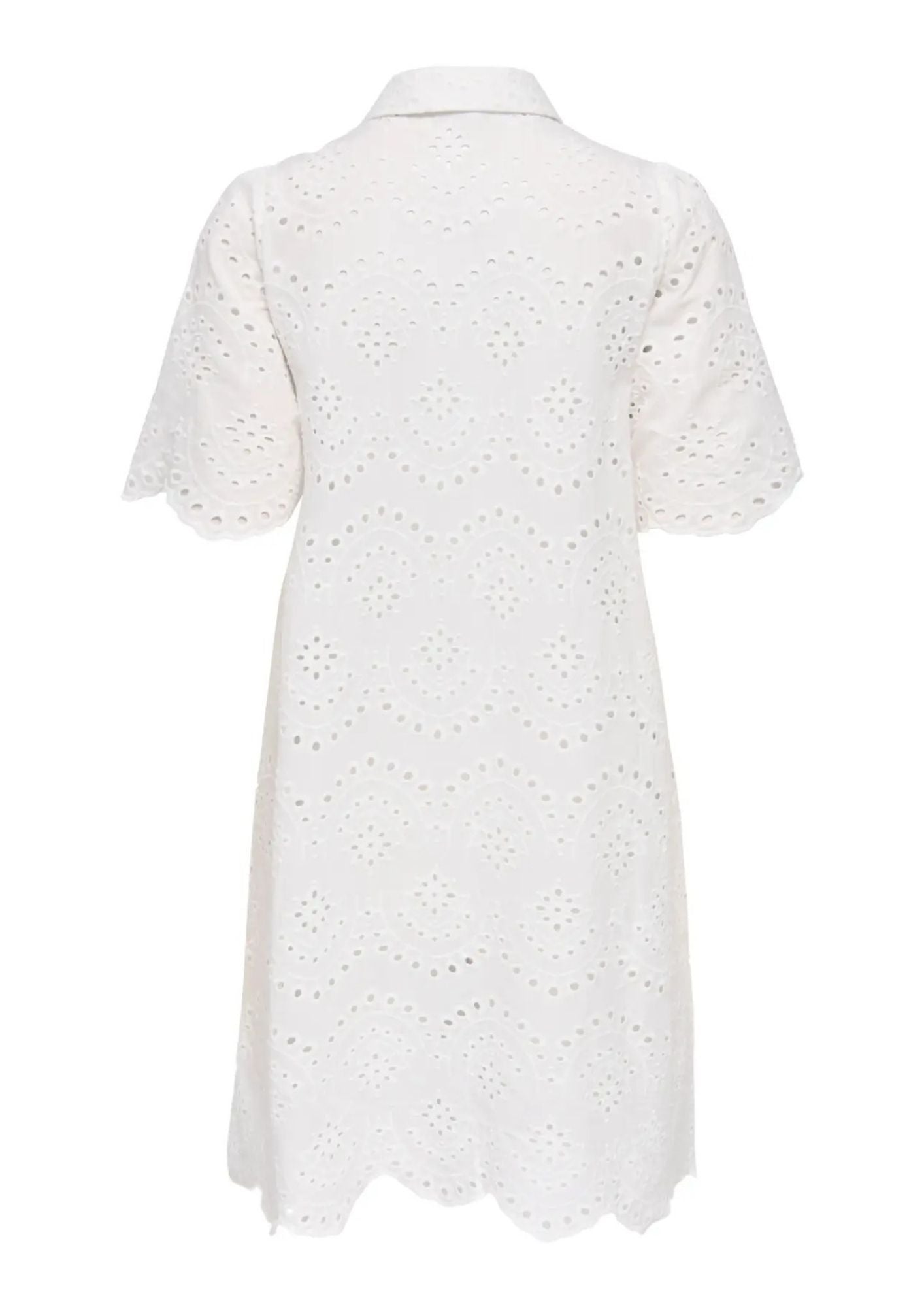 Only Abito Donna Valais Bianco 15357653 Cloud Dancer ONLY 